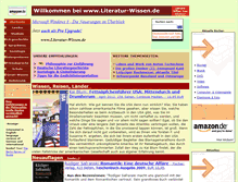 Tablet Screenshot of literatur-wissen.de