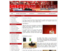 Tablet Screenshot of literatur-wissen.net